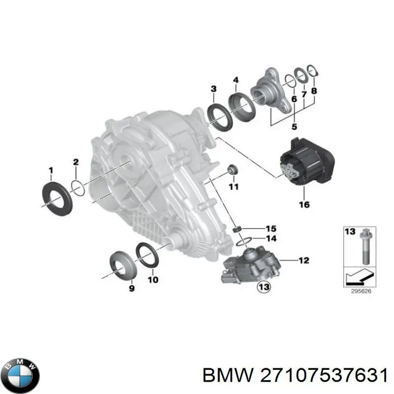 Прокладка кришки горловини, маслозаливної BMW 27107537631 ціна, від 4.80 USD