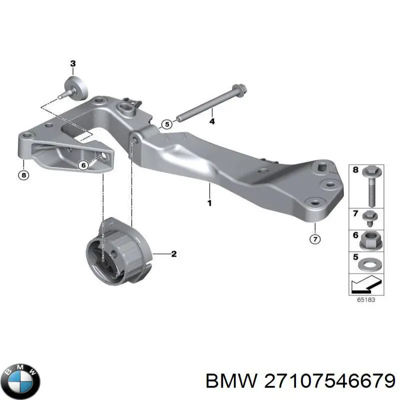 BMW 27107546679 ціна, від 3.64 USD