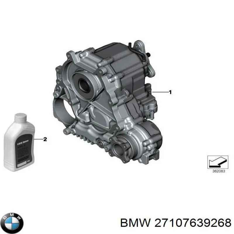 Коробка роздавальна BMW 27108697977 ціна, від 1175.00 USD