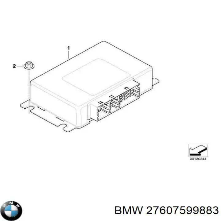 Модуль керування роздавальної коробкою BMW 27607599883 ціна, від 27.59 USD