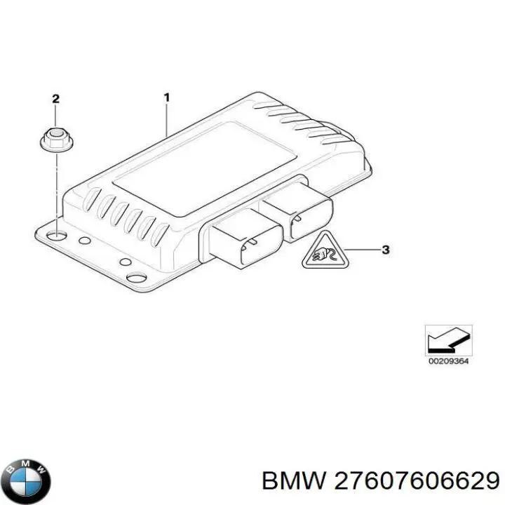 Купити 27607606629 BMW Модуль керування роздавальної коробкою