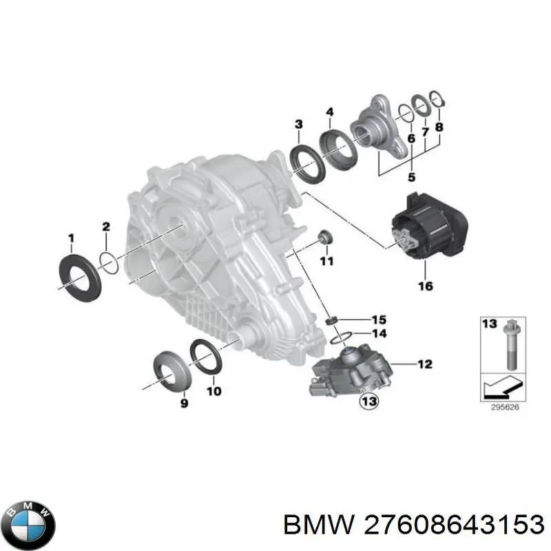 27608643153 BMW Модуль керування роздавальної коробкою