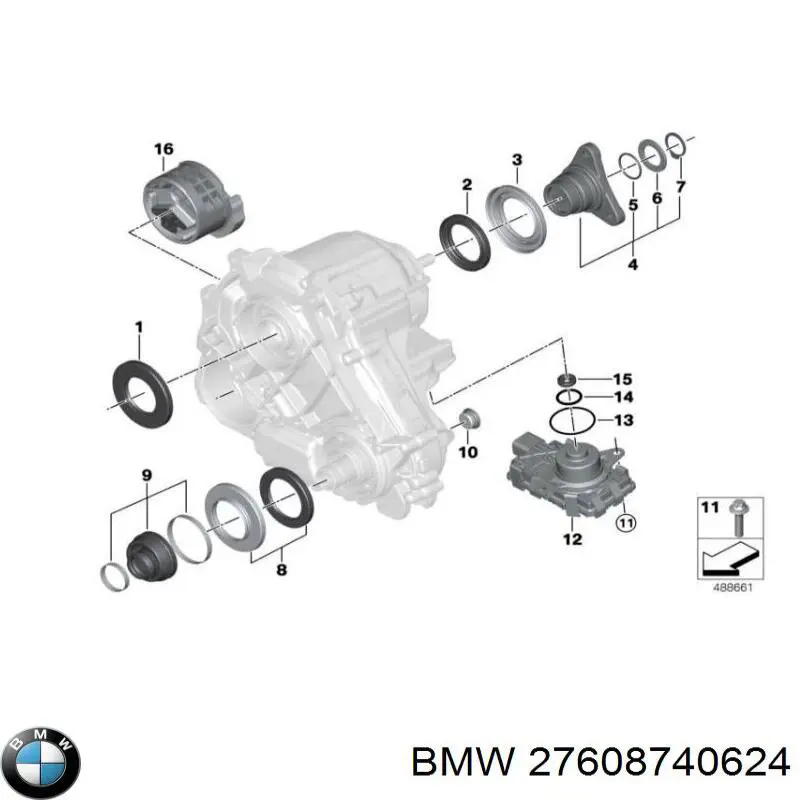Модуль керування роздавальної коробкою BMW 27608740624 ціна, від 278.67 USD