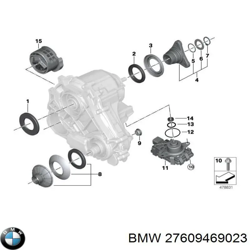 Купити 27608485040 BMW Модуль керування роздавальної коробкою