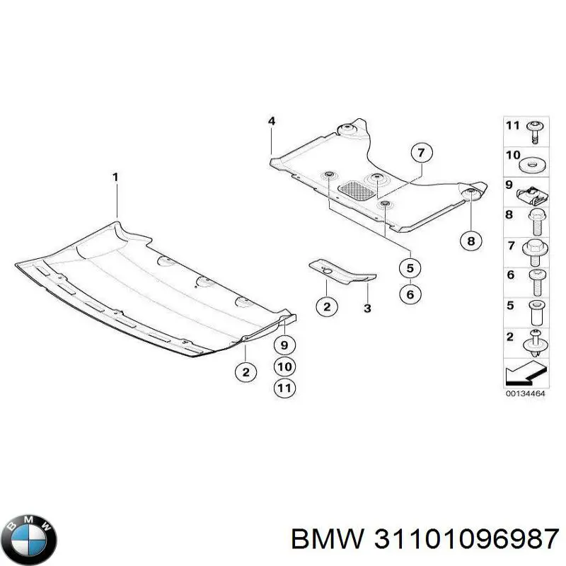 Болт переднього важеля, нижнього BMW 31101096987 ціна, від 20.11 USD