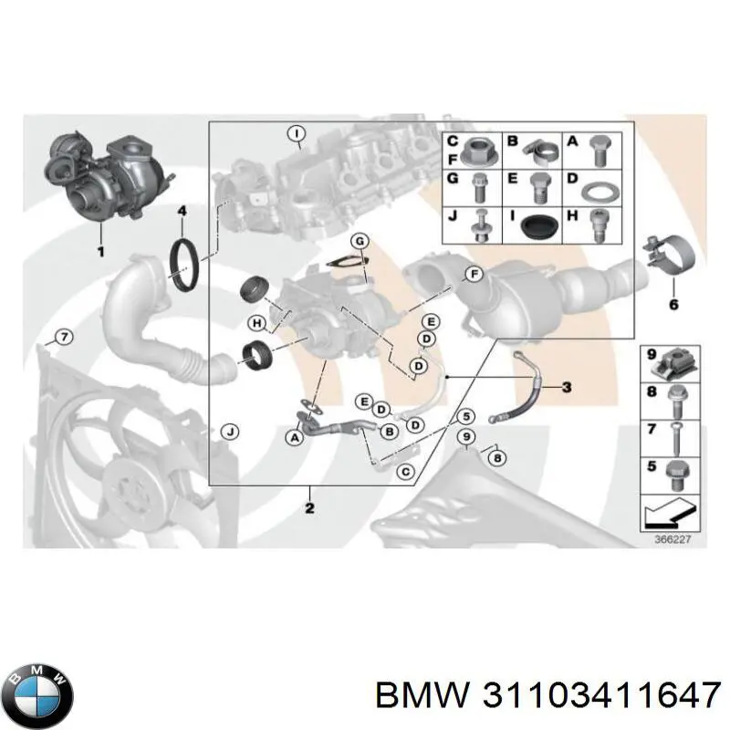 Купити 31103411647 BMW 