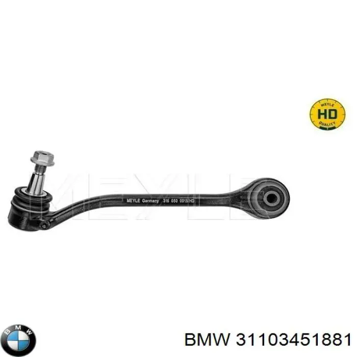 Важіль передній лівий BMW 31103451881 ціна, від 40.33 USD