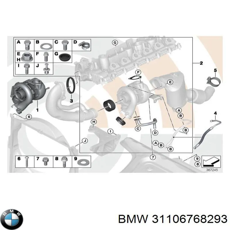  BMW 31106768293 ціна, від 25.33 USD