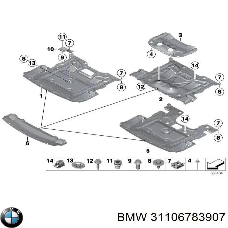  BMW 31106783907 ціна, від 3.30 USD