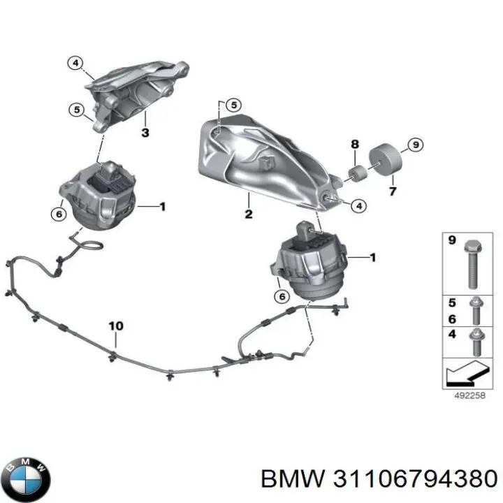 Купити 31106794380 BMW Болт гбц