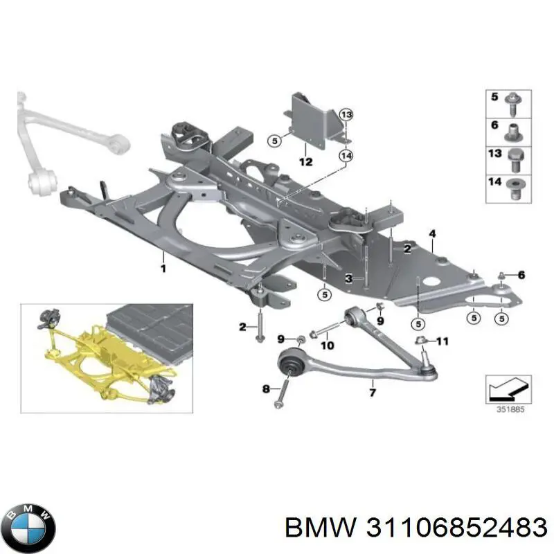  31106852483 BMW