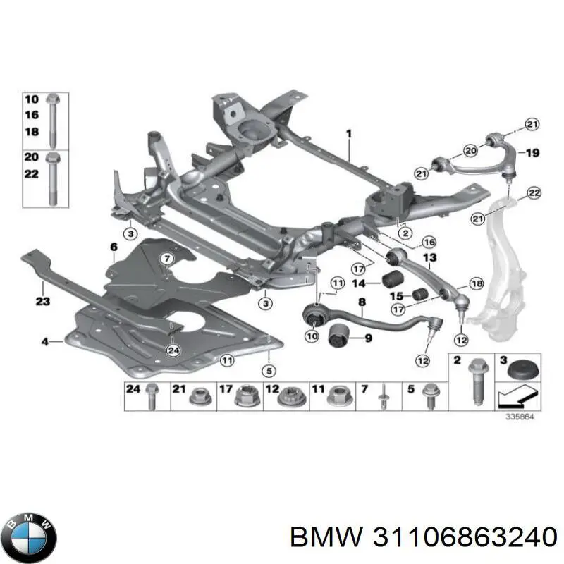  BMW 31106863240 ціна, від 19.00 USD