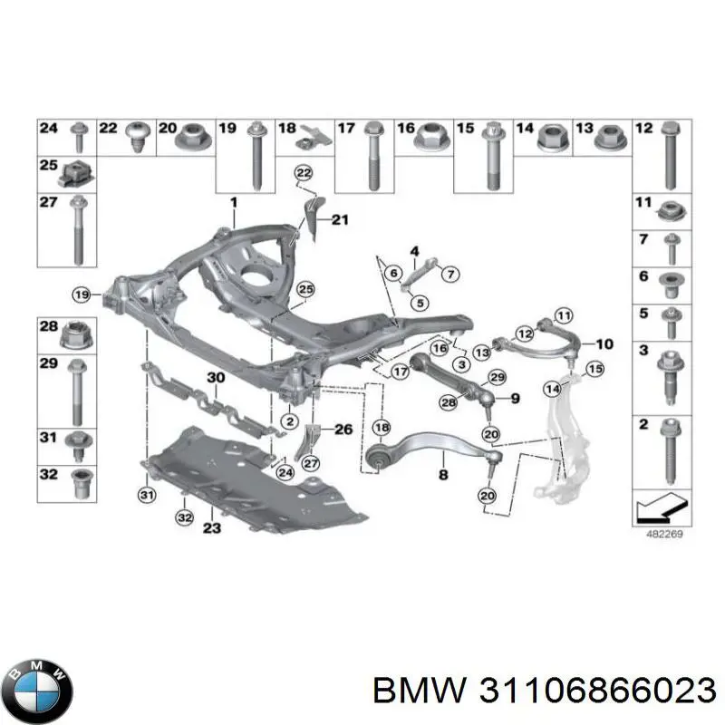  31106866023 BMW