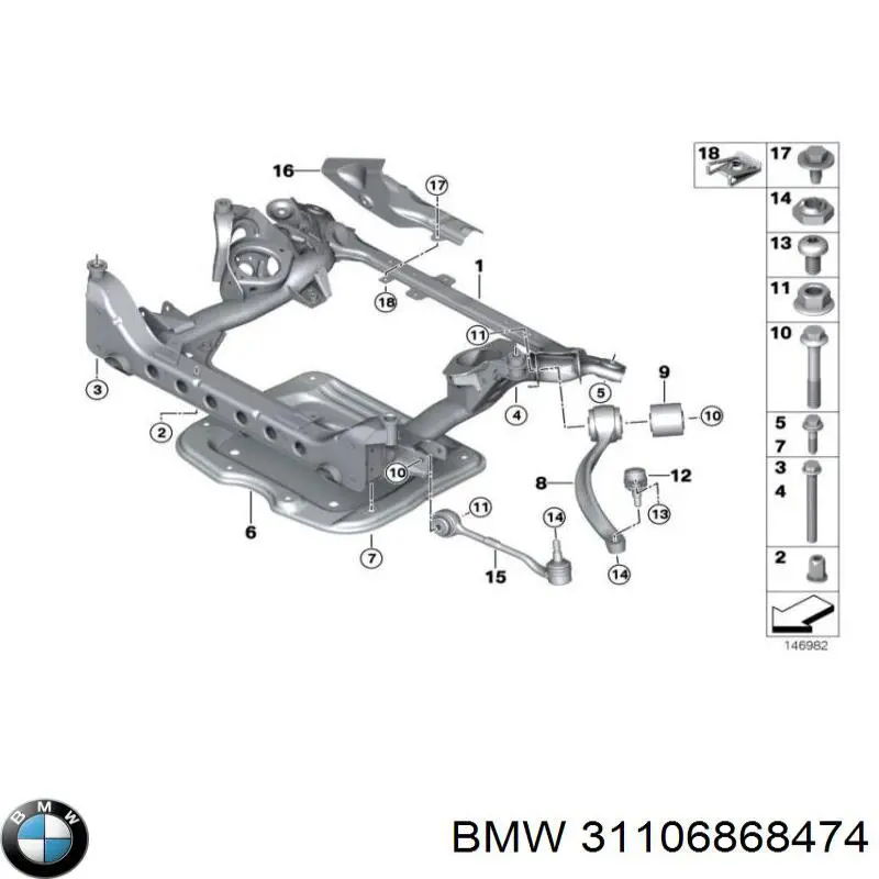  BMW 31106868474 ціна, від 5.64 USD