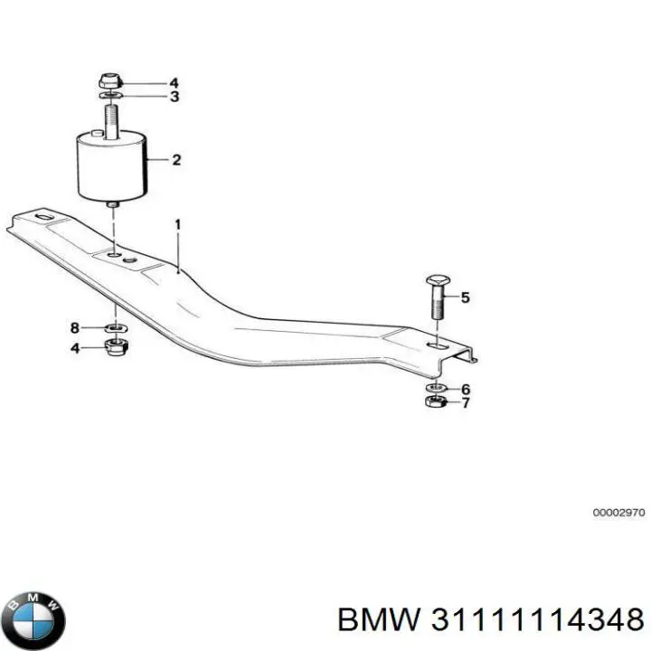 Шайба форсунки верхня BMW 31111114348 ціна, від 2.19 USD