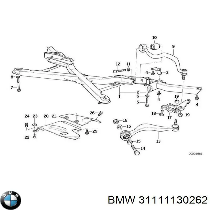  BMW 31111130262 ціна, від 6.62 USD