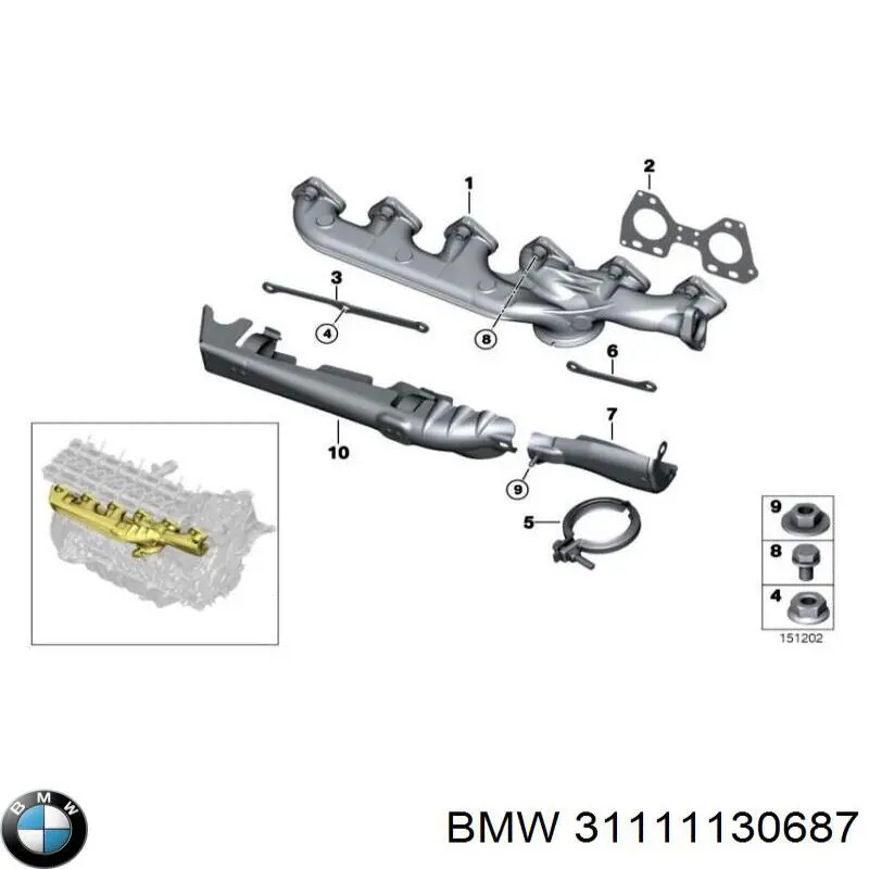  BMW 31111130687 ціна, від 19.09 USD
