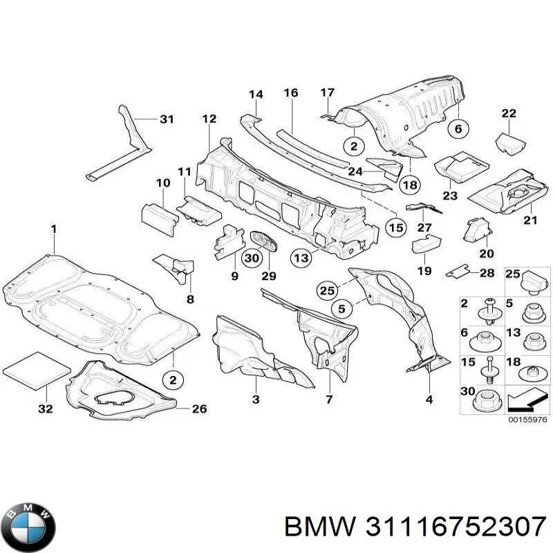 Купити 31116752307 BMW 