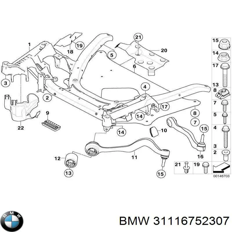  31116752307 BMW