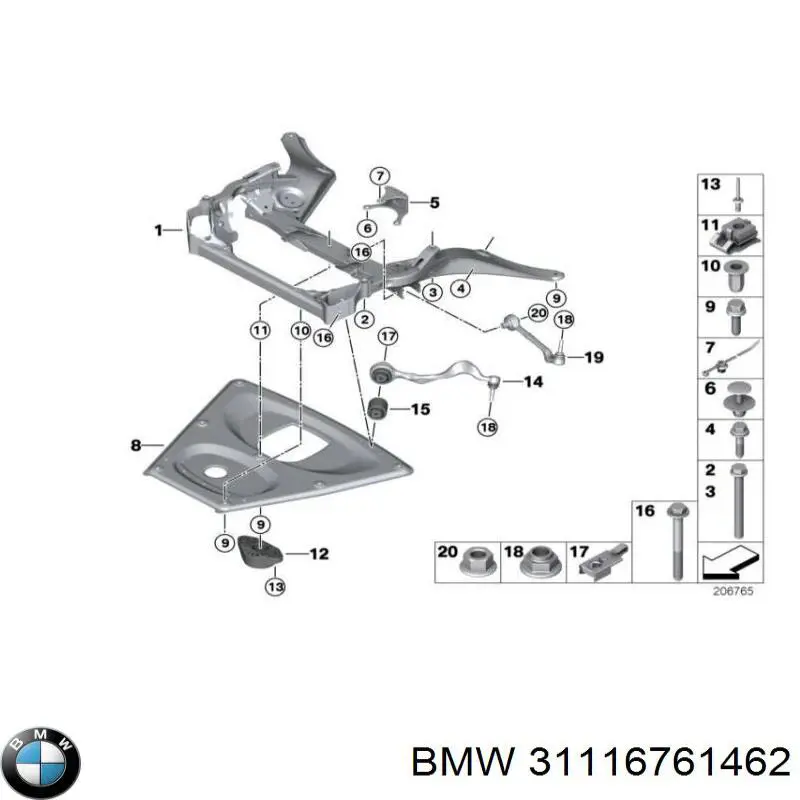 31116761462 BMW 