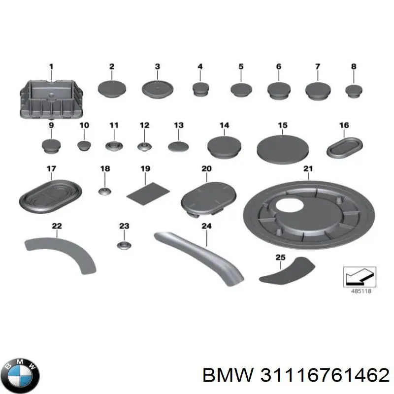 Купити 31116761462 BMW 