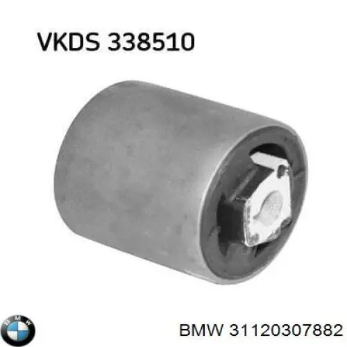 Сайлентблок нижнього важеля передньої підвіски BMW 31120307882 ціна, від 15.65 USD