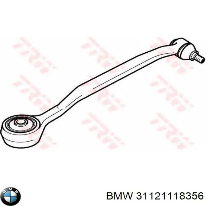 Важіль передньої підвіски нижній, правий 31121118356 BMW