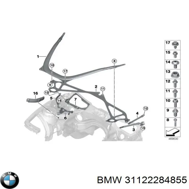 Купити 31122284855 BMW 