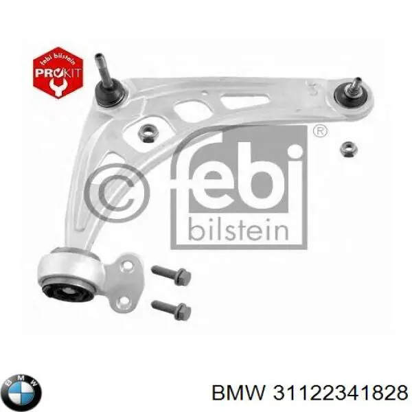 Важіль передньої підвіски нижній, правий BMW 31122341828 ціна, від 115.24 USD