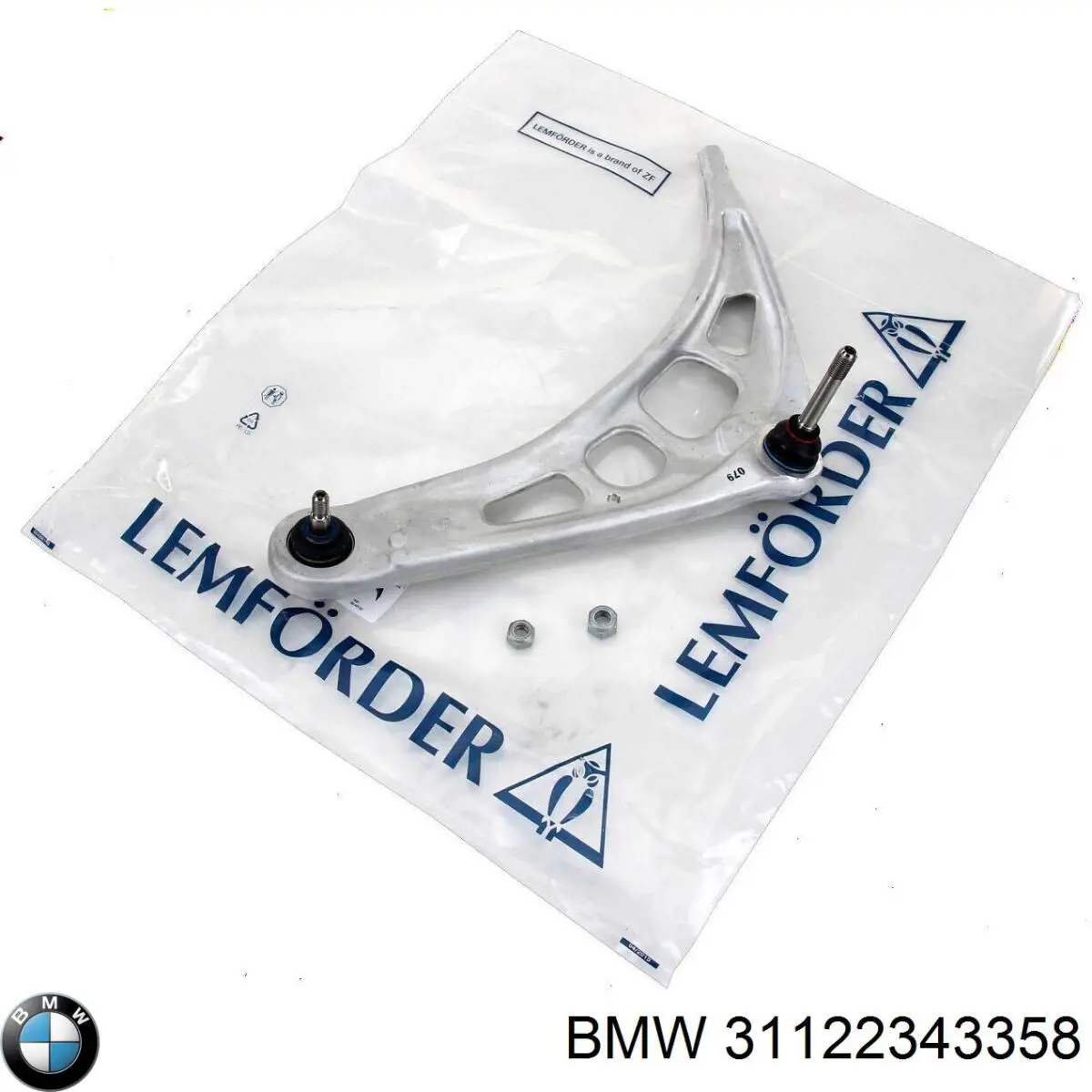 Важіль передньої підвіски нижній, правий 31122343358 BMW