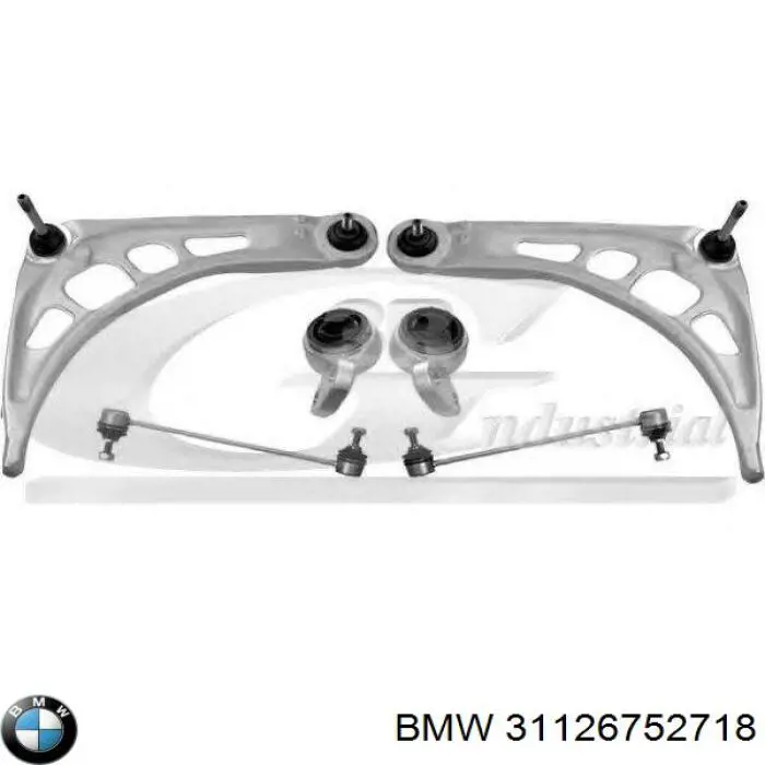 Важіль передньої підвіски нижній, правий BMW 31126752718 ціна, від 77.64 USD