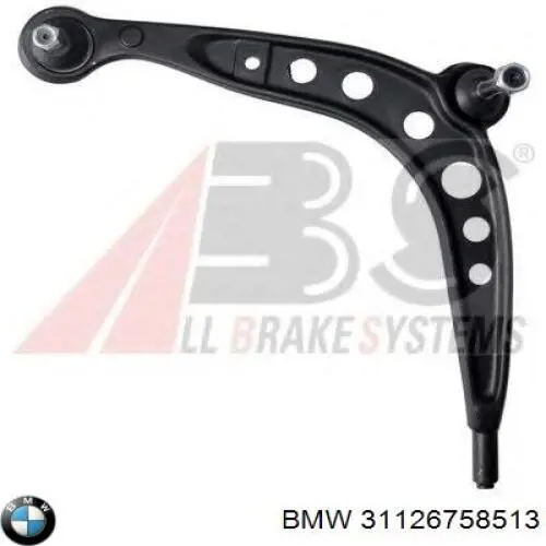 Купити 31126758513 BMW Лівий важіль передній нижній підвіски