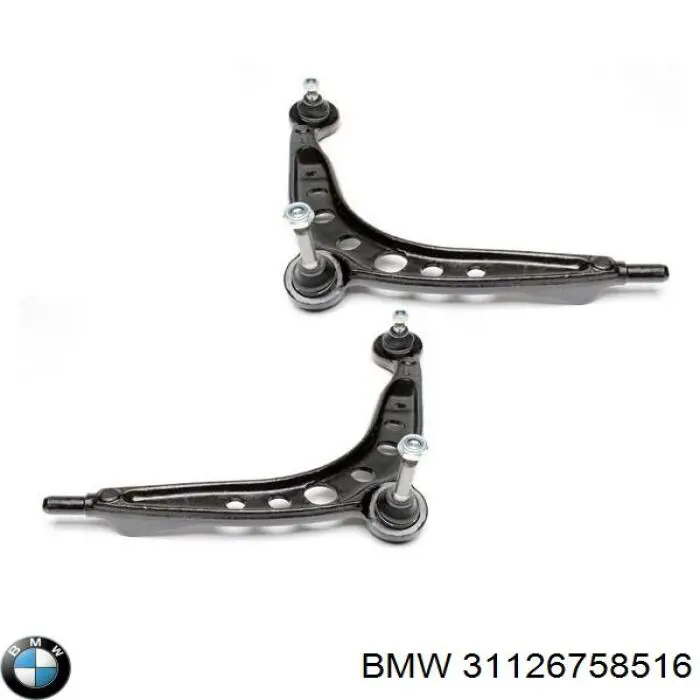 Правий важіль передній нижній підвіски BMW 31126758516