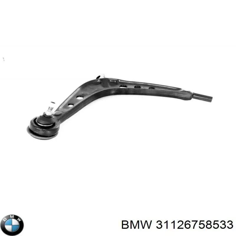 Важіль передньої підвіски нижній, лівий 31126758533 BMW
