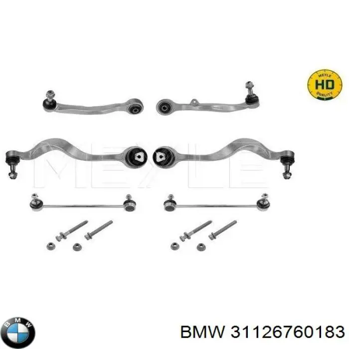 Важіль передньої підвіски нижній, лівий 31126760183 BMW