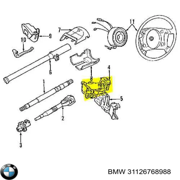 Кульова опора, нижня 31126768988 BMW