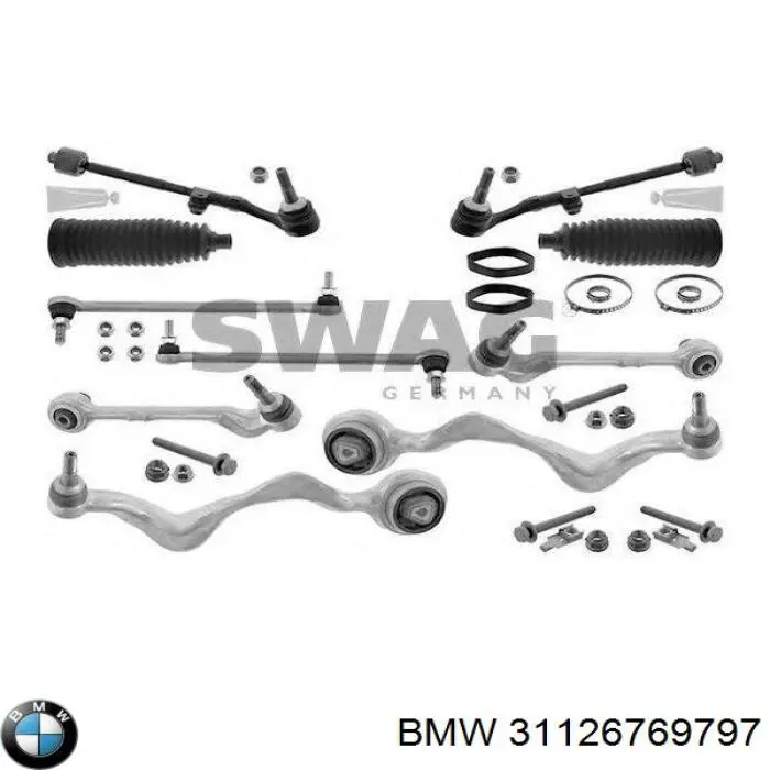 Важіль передньої підвіски нижній, лівий 31126769797 BMW