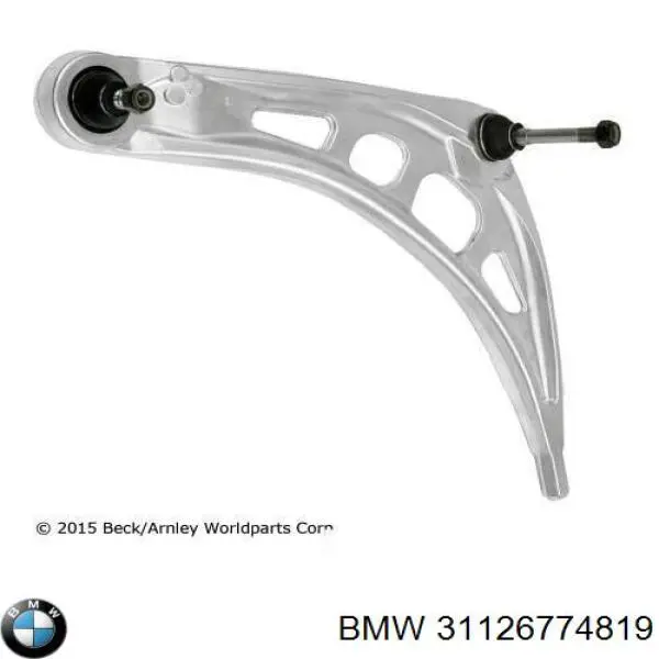 Важіль передньої підвіски нижній, лівий 31126774819 BMW