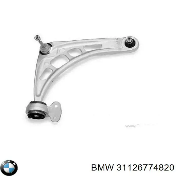 Важіль передньої підвіски нижній, правий 31126774820 BMW
