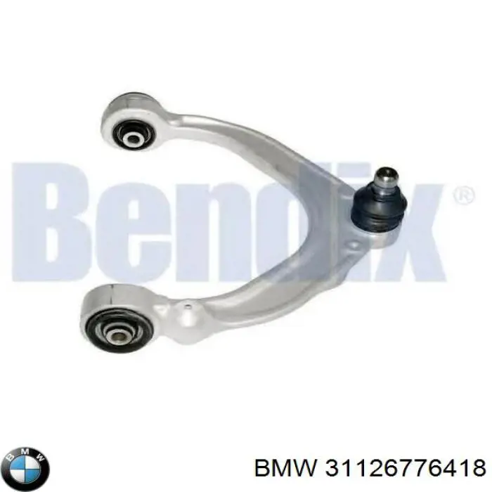 Важіль передньої підвіски верхній, правий 31126776418 BMW