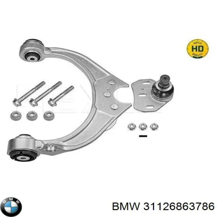Важіль передньої підвіски верхній, правий 31126863786 BMW
