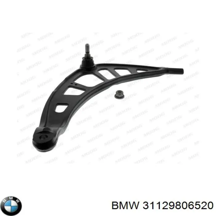 Важіль передньої підвіски нижній, правий BMW 31129806520 ціна, від 91.76 USD