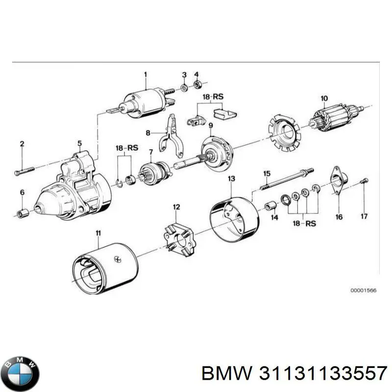 Купити 31131133557 BMW 