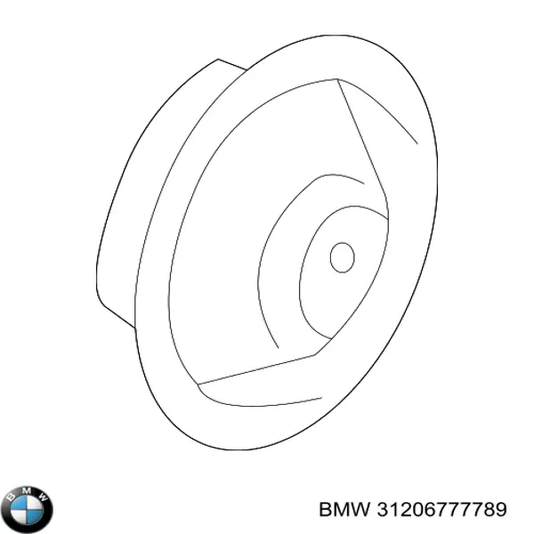 Заглушка маточини 31206777789 BMW