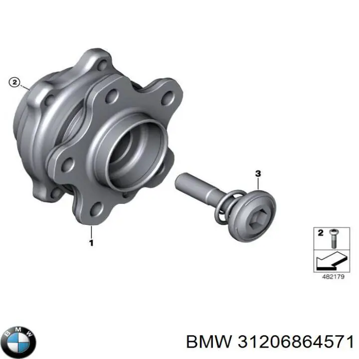  Маточина передня BMW X5 