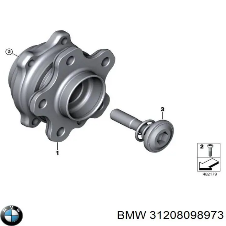 Маточини задніх коліс BMW 31208098973 ціна, від 408.07 USD