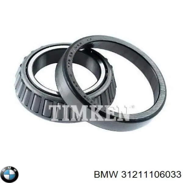 Комплект підшипник маточини передньої BMW 31211106033 ціна, від 19.70 USD