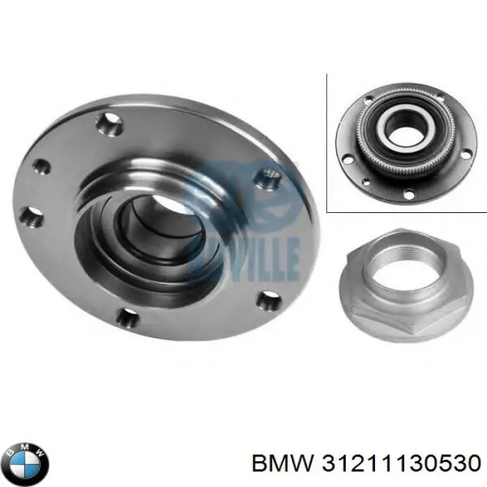 Маточина колеса передня BMW 31211130530 ціна, від 33.80 USD