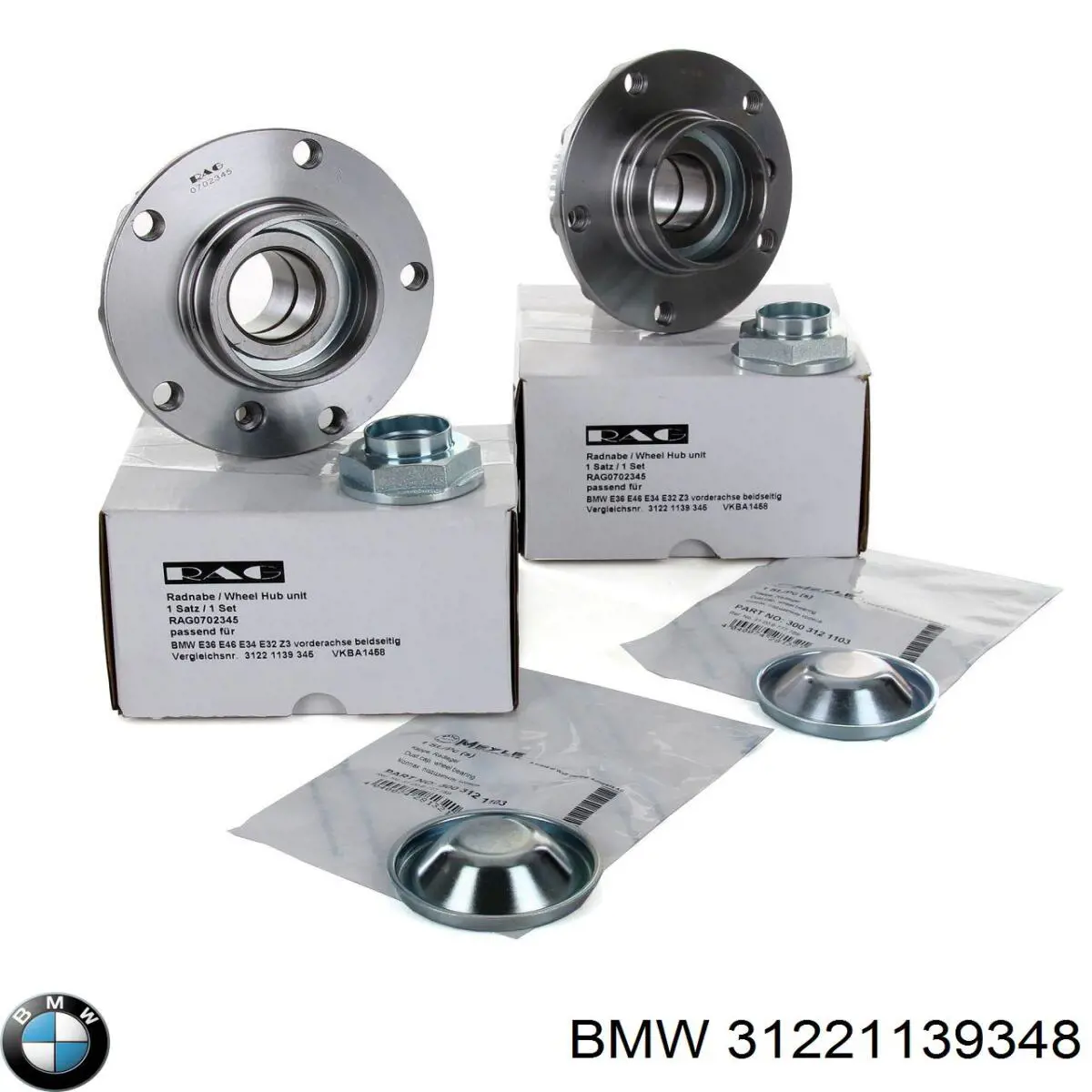 Маточина колеса передня BMW 31221139348 ціна, від 34.32 USD