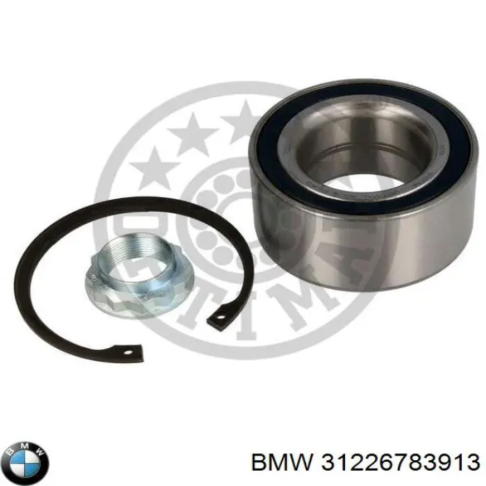 Комплект підшипник маточини передньої BMW 31226783913 ціна, від 42.24 USD